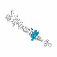 OEM 1999 Chevrolet Tracker Wheel Hub Diagram - 91174733