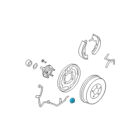 OEM Ford Rear Sensor Ring Diagram - 7L8Z-2C182-A