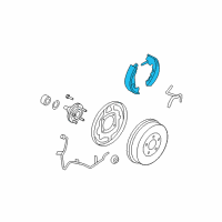 OEM 2011 Mercury Mariner PAD - BRAKE Diagram - LU2Z-2V200-J