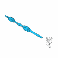 OEM 2017 Nissan Altima Shaft Assy-Front Drive, RH Diagram - 39100-3NT0A