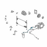 OEM 1999 Honda Accord Pipe, Receiver Diagram - 80341-S84-A01