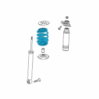 OEM Buick Cascada Coil Spring Diagram - 13411115