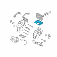 OEM 2010 Kia Optima Seal(A)-Heater To Duct Diagram - 972462G000