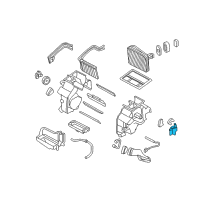 OEM 2006 Kia Optima Temperature Door Actuator Diagram - 971592G000