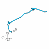 OEM 2015 Lincoln MKT Stabilizer Bar Diagram - AA8Z-5A772-C