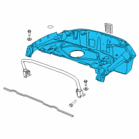 OEM 2017 Dodge Viper Pan-Trunk PRIMED Diagram - 68284745AA