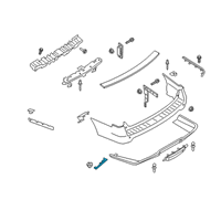 OEM 2021 Lincoln Navigator Reflector Diagram - JL7Z-13A565-B