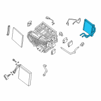 OEM Nissan Altima Core Assy-Front Heater Diagram - 27140-3TS2A