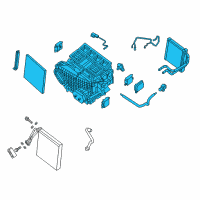 OEM Nissan Heating Unit Assy-Front Diagram - 27110-9HS3E