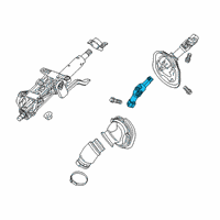 OEM Cadillac XT4 Lower Shaft Diagram - 84535279