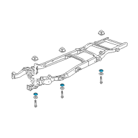 OEM 1998 GMC Savana 1500 Cushion Diagram - 15969969