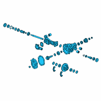 OEM 2020 Chevrolet Silverado 1500 Differential Assembly Diagram - 84496944