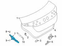 OEM 2022 Toyota GR86 Hinge Diagram - SU003-09187