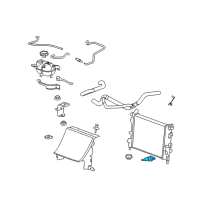 OEM Saturn Plug, Radiator Drain Diagram - 89025000