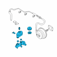 OEM 1996 Nissan Altima Cylinder Assembly Brake Diagram - 46010-2B100