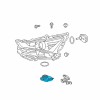 OEM 2019 Lexus IS300 Computer Sub-Assembly, H Diagram - 81016-53880