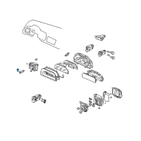 OEM 2000 Honda S2000 Bulb (14V 0.56W) Diagram - 35851-S2A-505