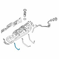 OEM 2016 Infiniti QX60 Band Assy-Fuel Tank Mounting Diagram - 17406-3JA0A