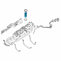 OEM 2017 Infiniti QX60 In Tank Fuel Pump Diagram - 17040-9PJ0A