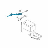 OEM 2007 Infiniti G35 Cable Assy-Battery To Starter Motor Diagram - 24105-JK500