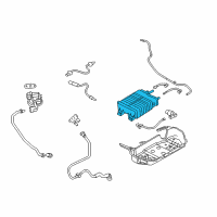 OEM 2012 Ford Escape Canister Diagram - 9R3Z-9C985-C