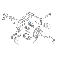 OEM Hyundai Accent THERMISTOR Assembly-A/C EVAPORATOR Diagram - 97143-1M000