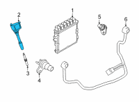 OEM BMW M850i xDrive Gran Coupe Ignition Coil Diagram - 12-13-8-692-611