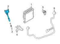 OEM 2020 BMW M850i xDrive Ignition Coil Diagram - 12-13-8-692-611