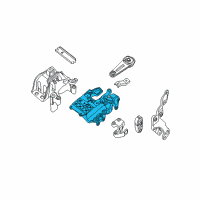 OEM 2007 Nissan Sentra Engine Mounting Insulator, Left Diagram - 11220-ET01A