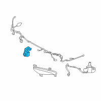 OEM Hyundai Santa Fe Sport Sensor Assembly-Ultrasonic Bws Diagram - 95720-2W006-CA