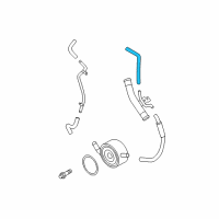 OEM 2010 Infiniti FX50 Hose-Water Diagram - 21306-1CA0B