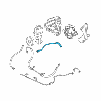 OEM 2003 Dodge Stratus Line-Power Steering Reservoir Diagram - 4764716AI