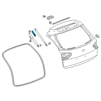 OEM 2019 Buick Regal TourX Lift Cylinder Bracket Diagram - 39123318