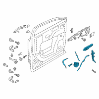 OEM 2022 Lincoln Nautilus Latch Assembly Diagram - FA1Z-58219A64-D