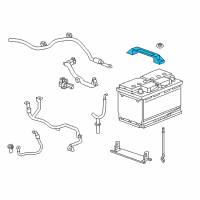 OEM 2009 Chevrolet Corvette Bracket Diagram - 84164500