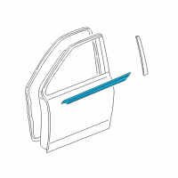 OEM Scion Belt Weatherstrip Diagram - 68210-52080