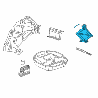 OEM 2015 Chrysler 200 Jack-Scissors Diagram - 68159285AD