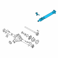 OEM 2017 Nissan Frontier Shaft Assembly Diagram - 37300-ZZ71B