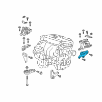 OEM 2018 Chevrolet Malibu Rear Bracket Diagram - 23375491