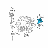 OEM 2016 Chevrolet Malibu Mount Asm-Engine Diagram - 84125837