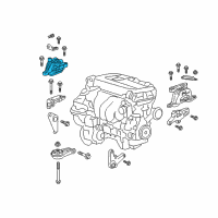 OEM 2017 Chevrolet Malibu Transmission Mount Diagram - 84109021