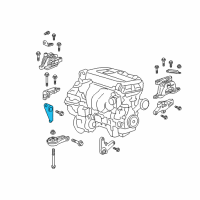 OEM 2016 Chevrolet Malibu Transmission Support Diagram - 23444792