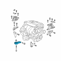 OEM 2016 Chevrolet Malibu Rear Transmission Mount Diagram - 22937331