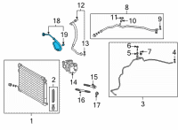 OEM 2019 Toyota Avalon Discharge Hose Diagram - 88711-06610