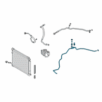 OEM 2018 Toyota Camry Tube Assembly Diagram - 88710-06640