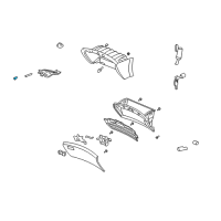 OEM 2009 Honda Ridgeline Bulb (T5 14V 1.4W) Diagram - 35505-S2H-003