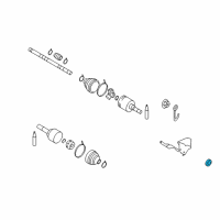 OEM 2015 Nissan Versa Seal Oil-Differential Diagram - 38342-3VX0A