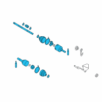 OEM 2014 Nissan Versa Shaft Assy-Front Drive, LH Diagram - 39101-3AB0C