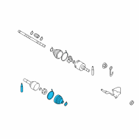 OEM 2017 Nissan Versa Repair Kit-Dust B00T, Inner Diagram - C9741-ED00A