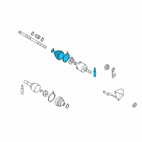 OEM 2015 Nissan Versa Repair Kit-Dust Boot, Outer Diagram - C9241-EL10D